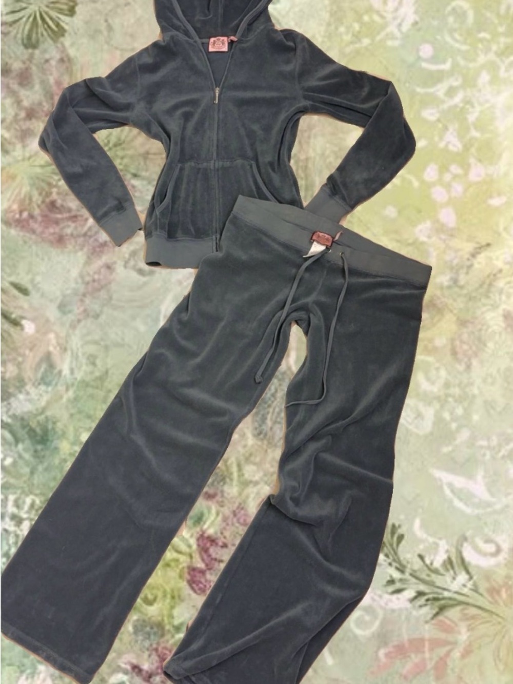 Vintage Juicy Couture Tracksuit Set-Grey